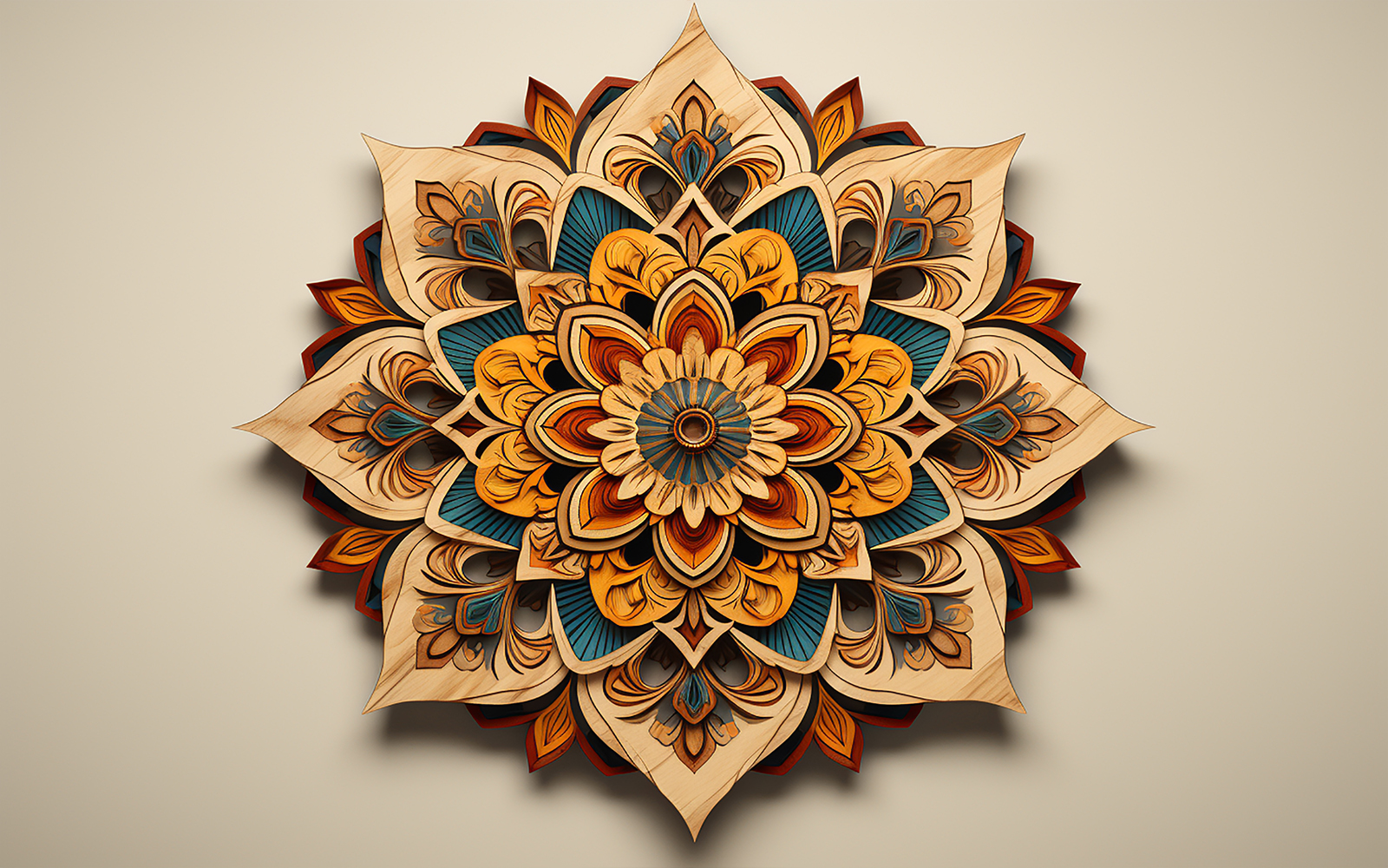 Floral mandala design_colorful floral flower background_flower mandala background_premium flower