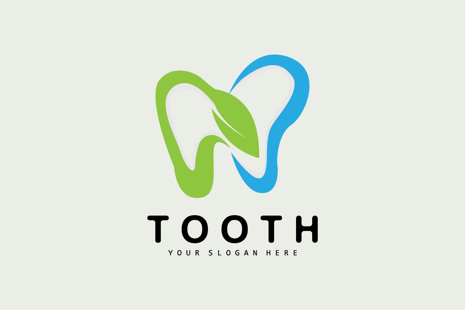 Tooth logo Dental Health VectorV8
