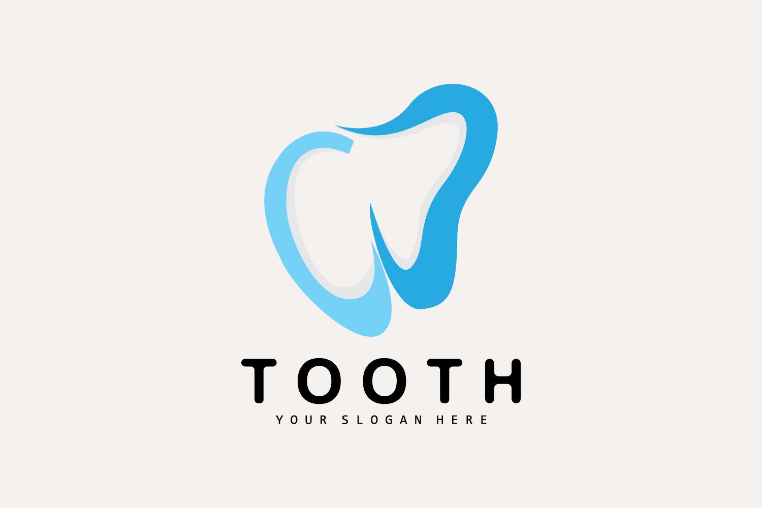 Tooth logo Dental Health VectorV9