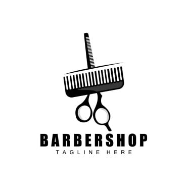 Cut Barber Logo Templates 405454