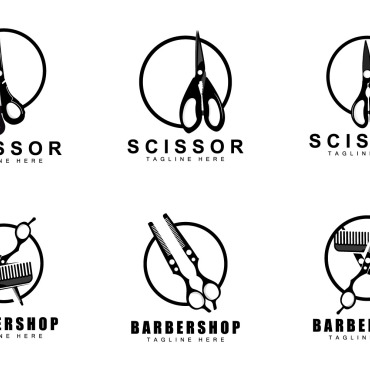 Cut Barber Logo Templates 405471