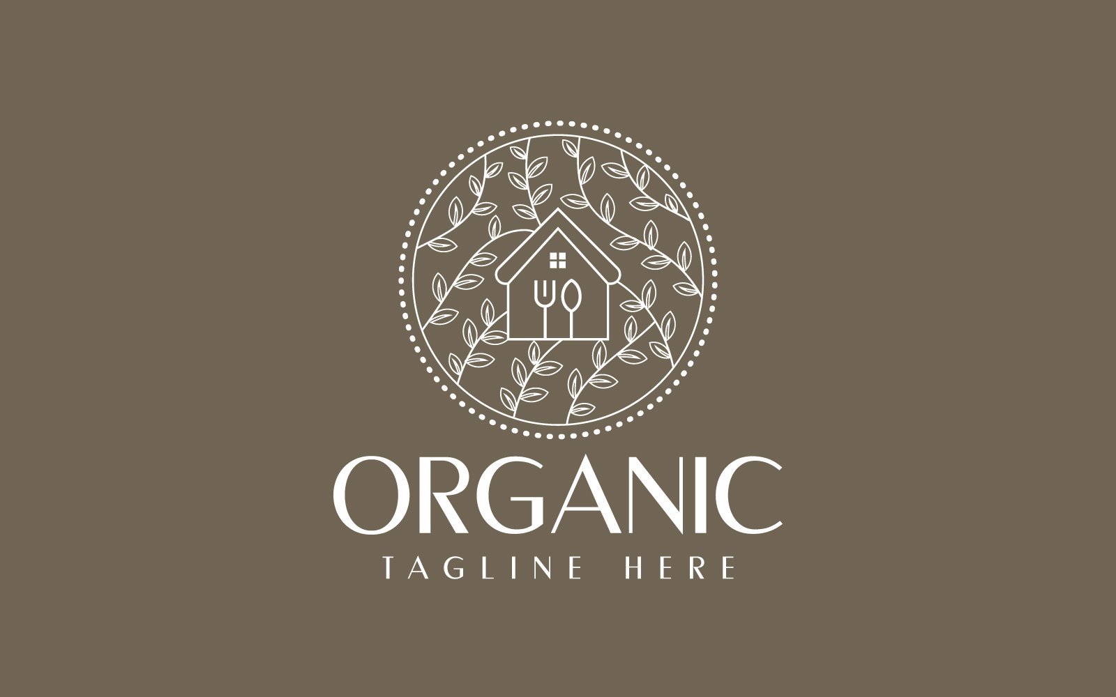 Organic Homemade Food Logo Design