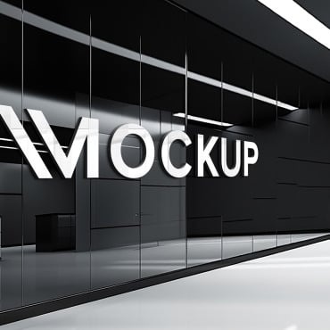 Metal Logo Product Mockups 405564