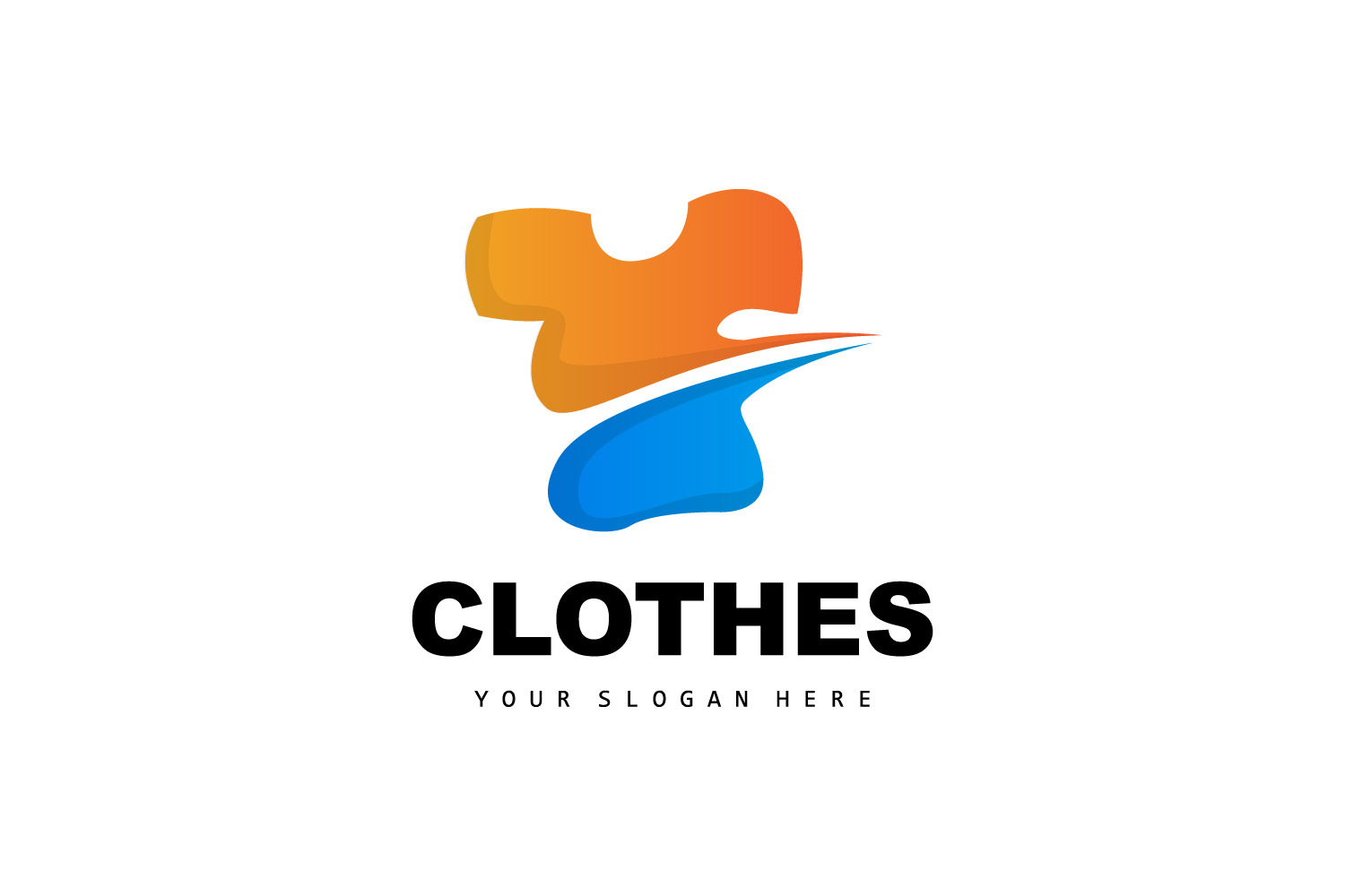 Clothing Logo Simple Style Shirt DesignV9