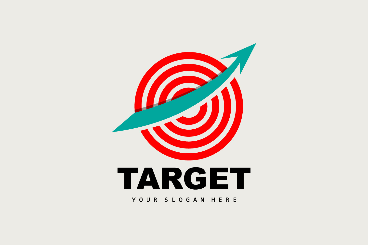 Target Logo Arrow Shooting DesignV4