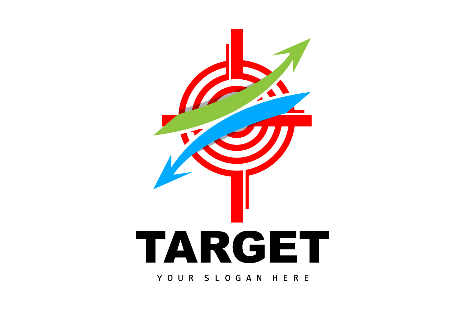 Target Logo Arrow Shooting DesignV9