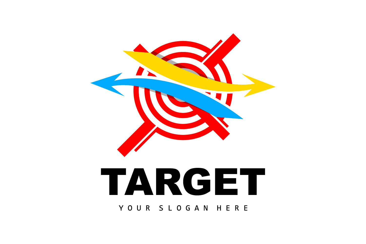 Target Logo Arrow Shooting DesignV11