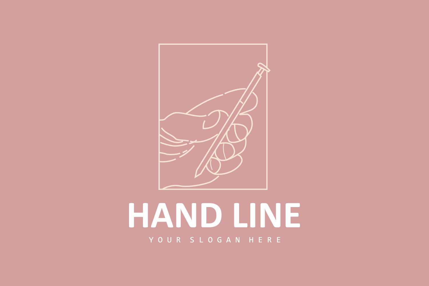 Hand Logo Teamwork Team Company DesignV1
