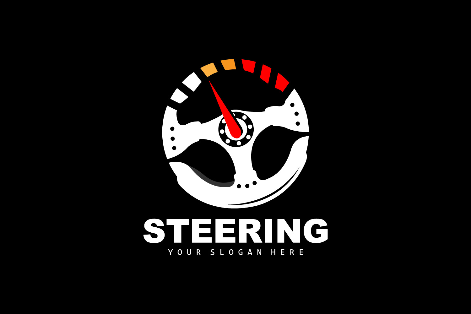 Steering Logo Simple Vehicle Steering BusinessV14