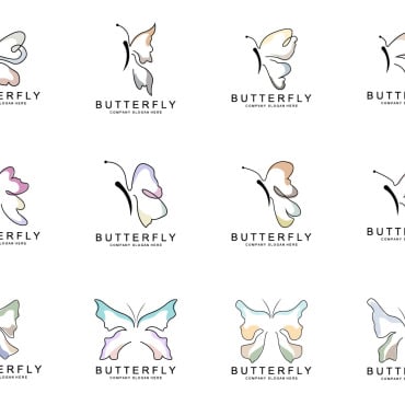Butterfly Insect Logo Templates 405908