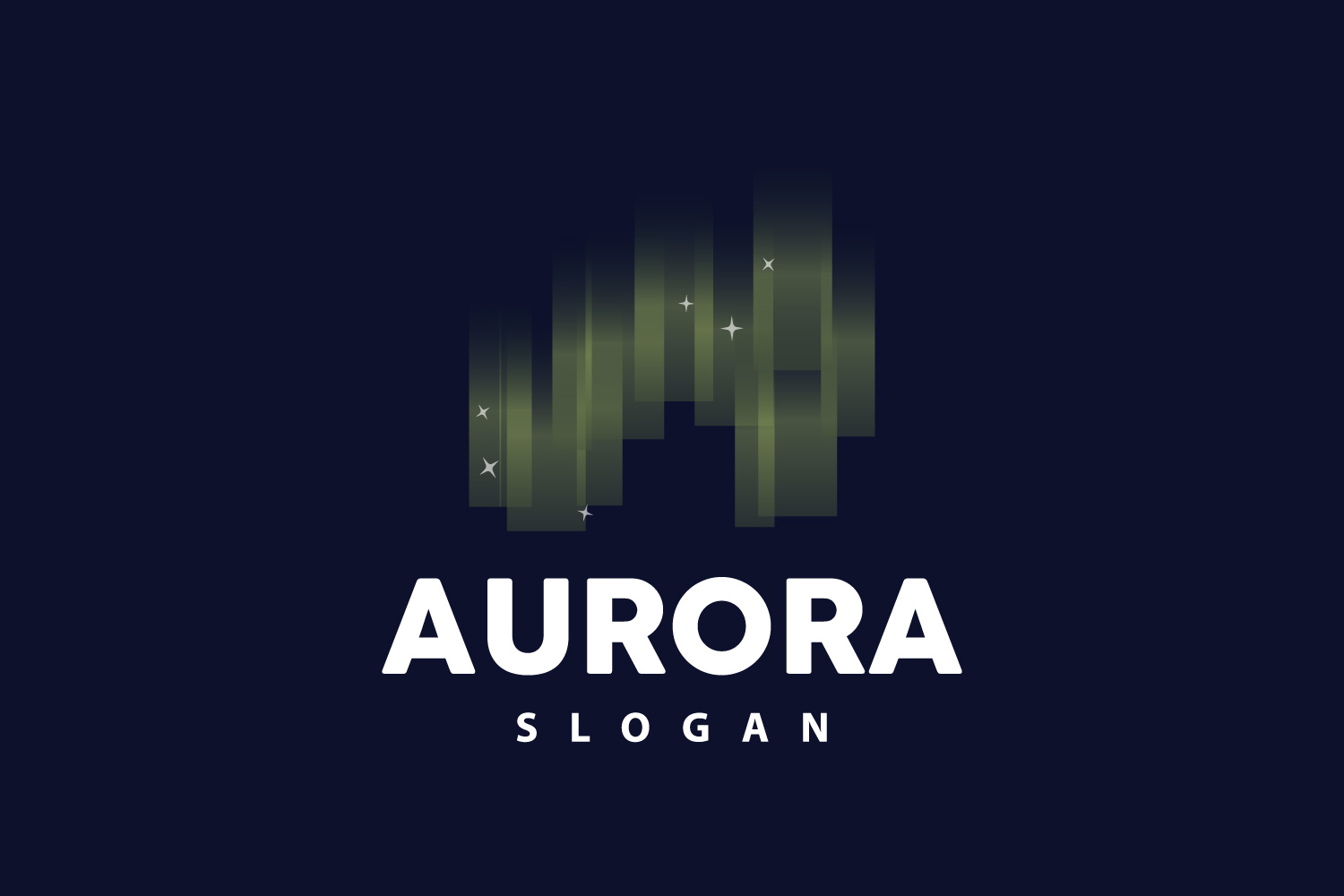 Aurora Light Wave Sky View LogoV3