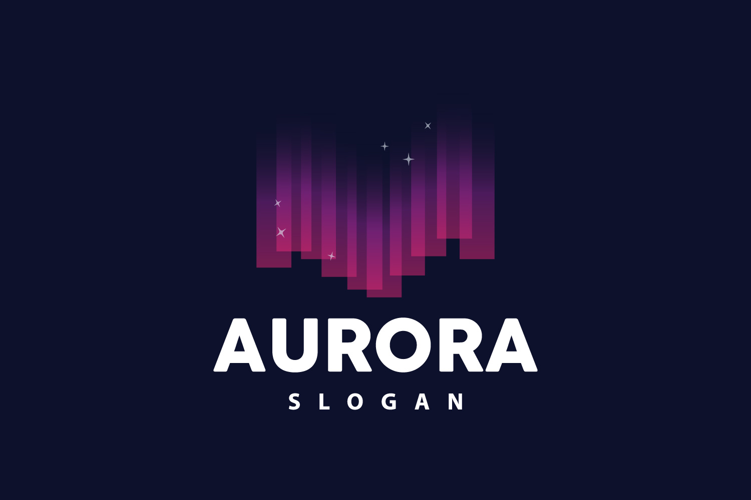 Aurora Light Wave Sky View LogoV8