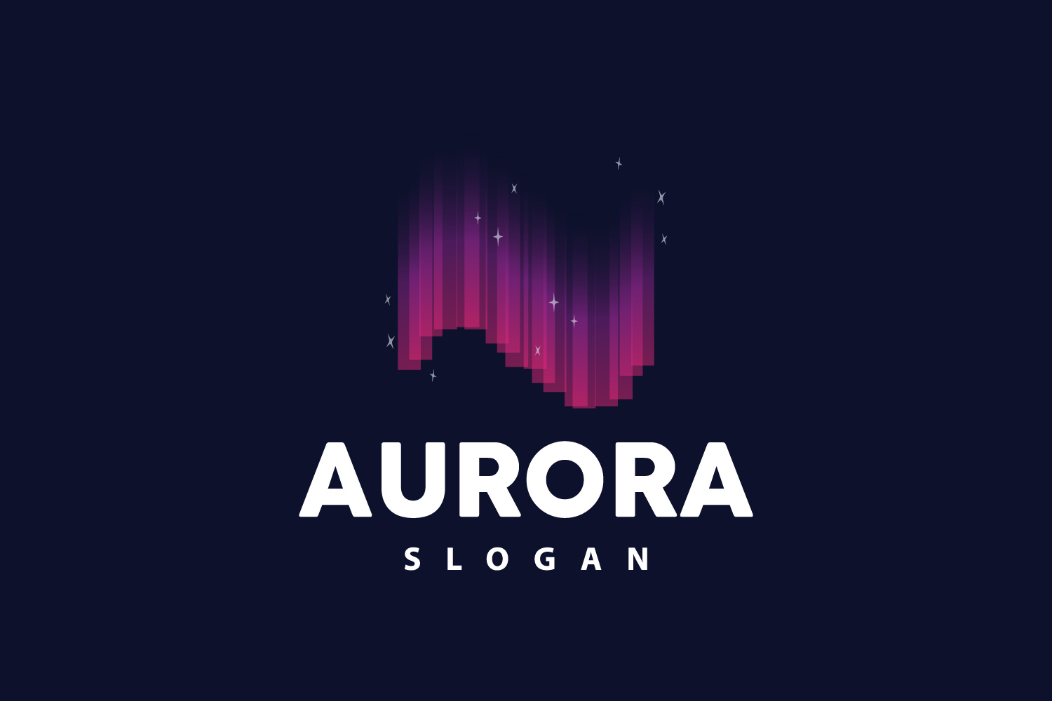 Aurora Light Wave Sky View LogoV12