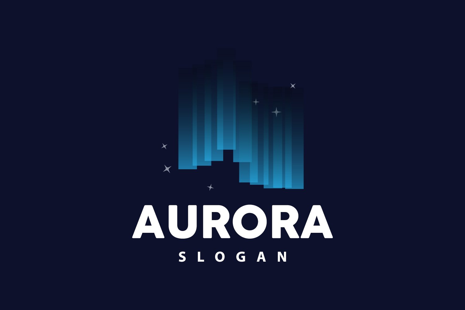 Aurora Light Wave Sky View LogoV13