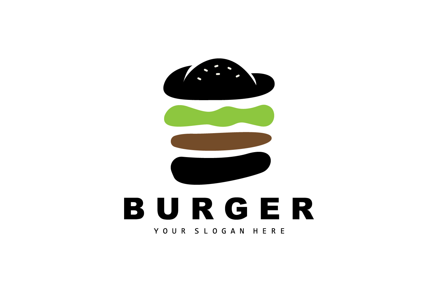 Burger Logo Fast Food DesignV1