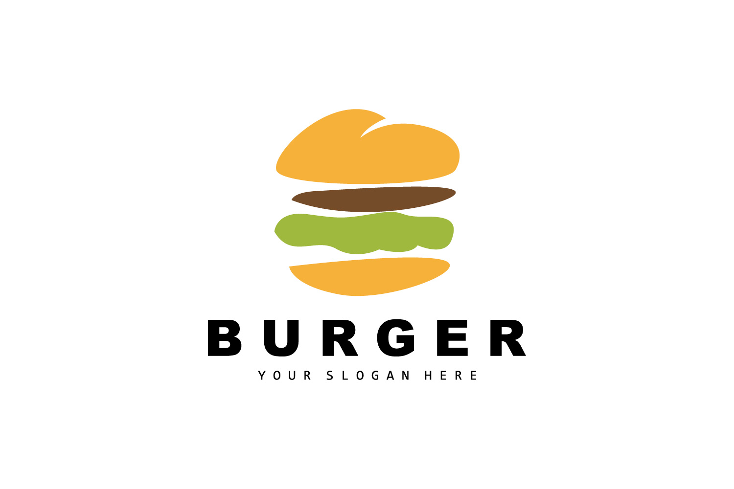 Burger Logo Fast Food DesignV3