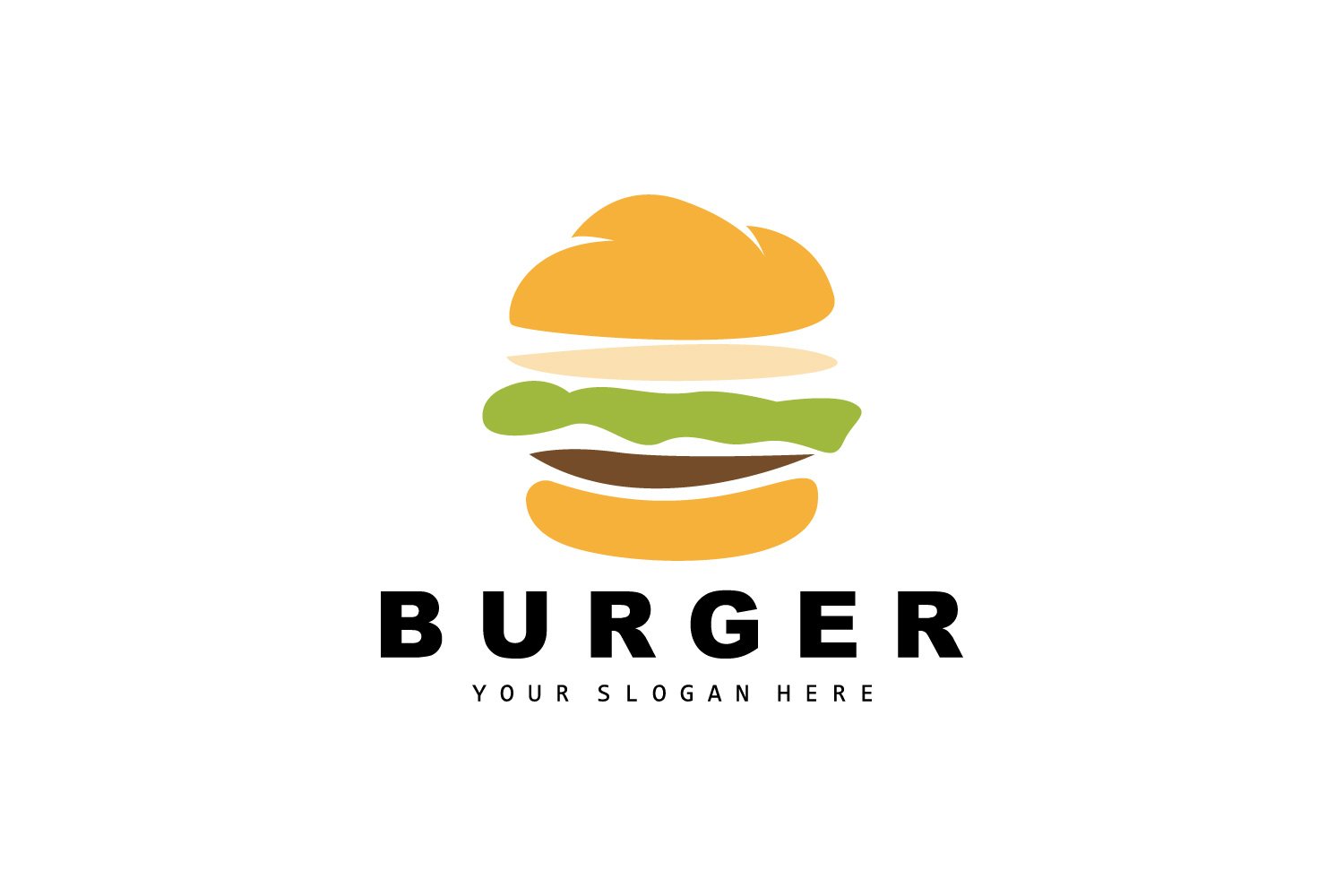 Burger Logo Fast Food DesignV4