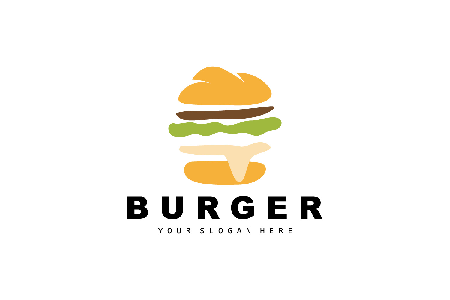 Burger Logo Fast Food DesignV8