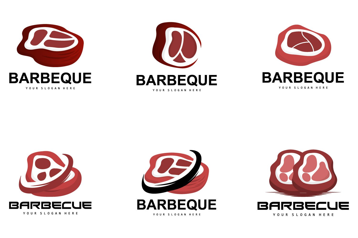 Barbeque Logo Hot Grill DesignV1