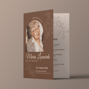 Floral Funeral Corporate Identity 406185