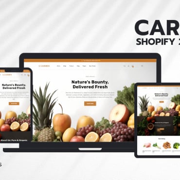 Food Fruit Shopify Themes 406230