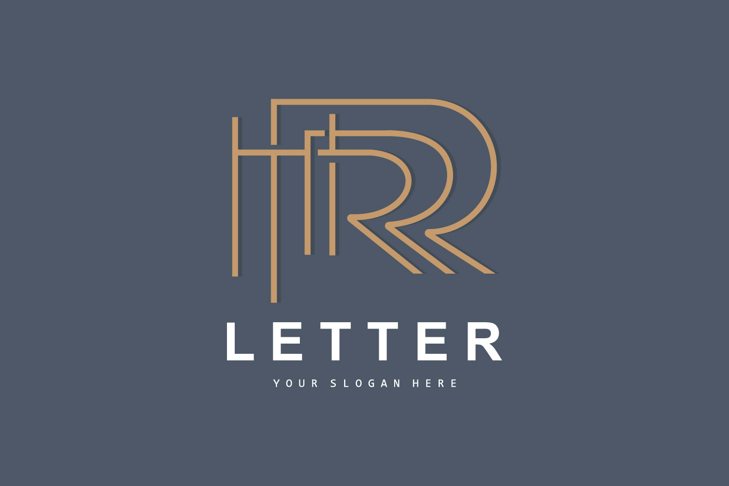 R Letter Logo Logotype Vector V3