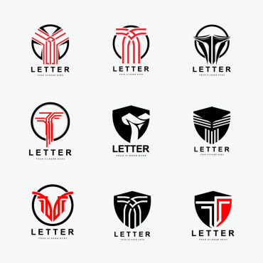 Letter T Logo Templates 406256