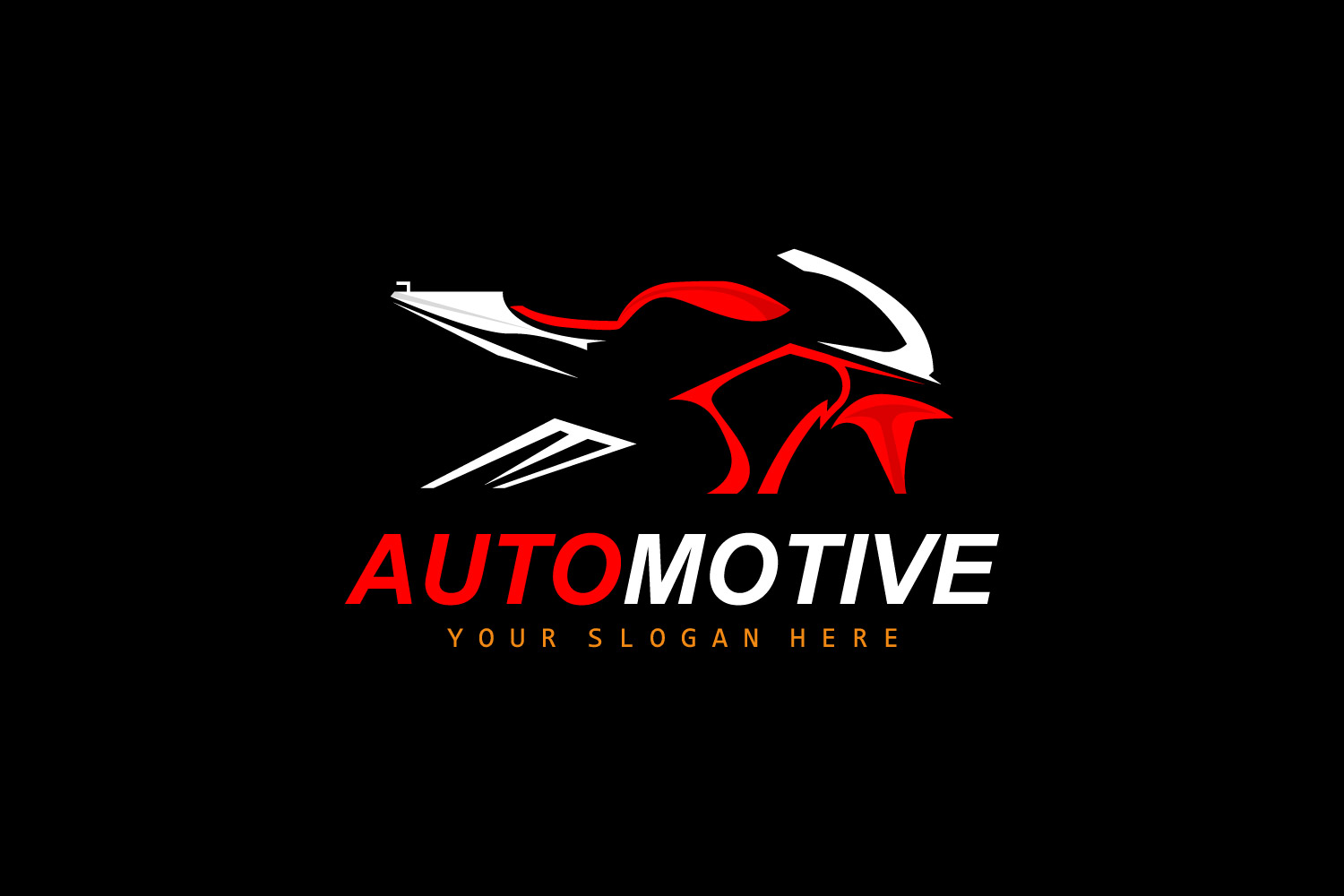 Motorcycle Logo MotoSport Vehicle Vector  v2