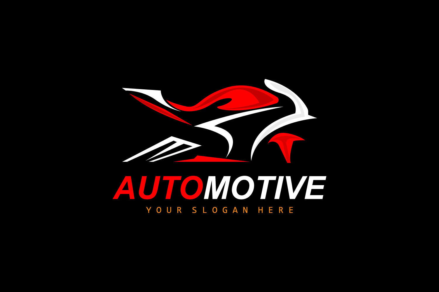 Motorcycle Logo MotoSport Vehicle Vector  v4
