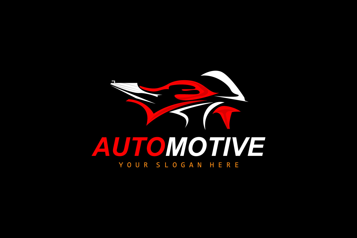 Motorcycle Logo MotoSport Vehicle Vector v6