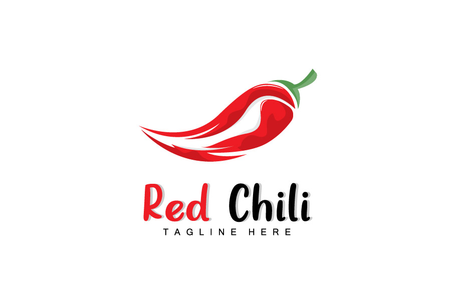 Chili Logo Hot Peppers Vector V13