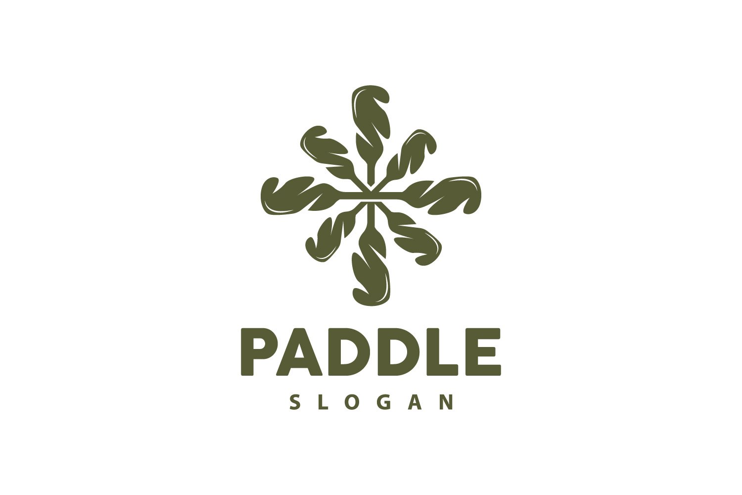 Paddle Logo Boat Design Vector Illustration DesignV15