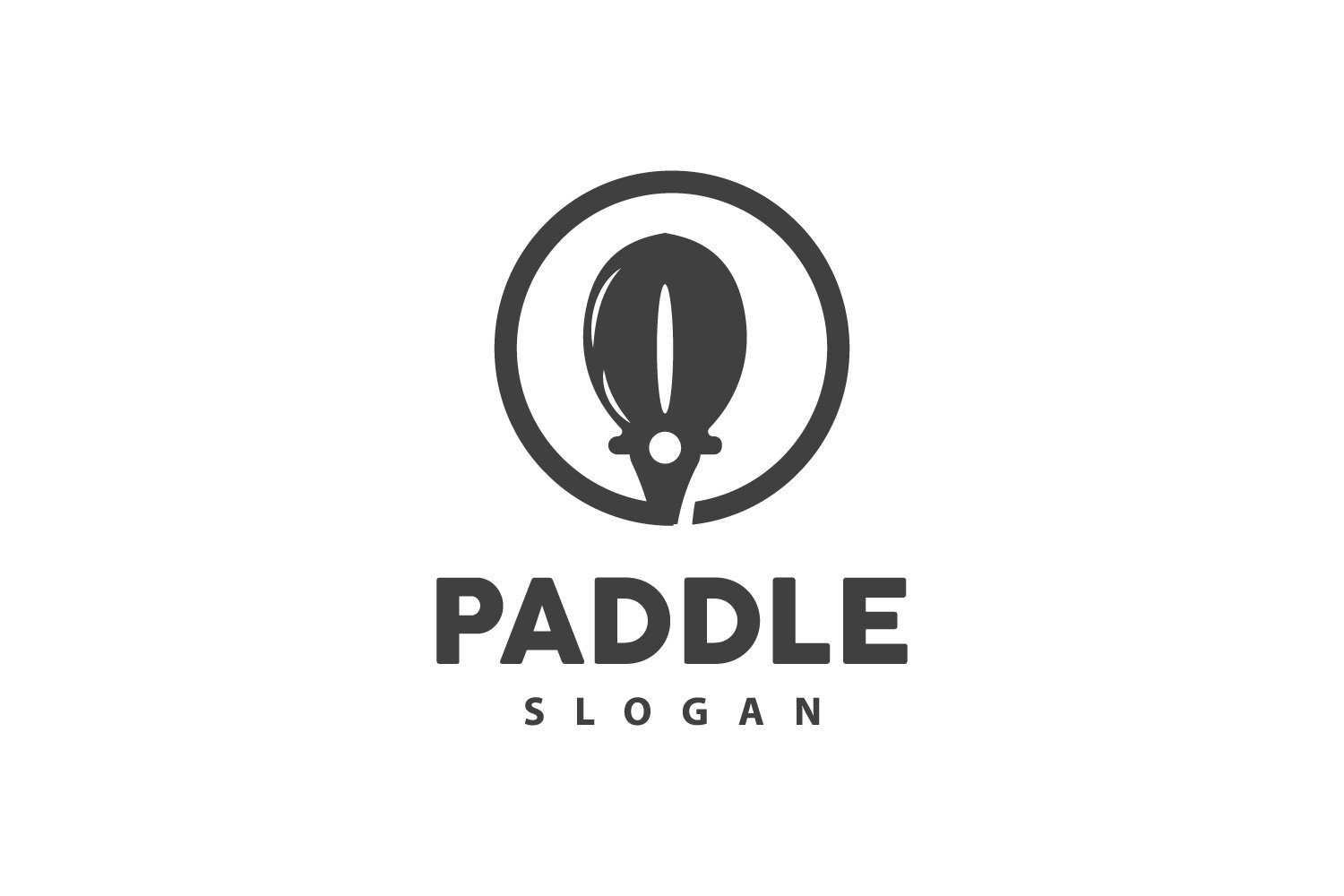 Paddle Logo Boat Design Vector Illustration DesignV17