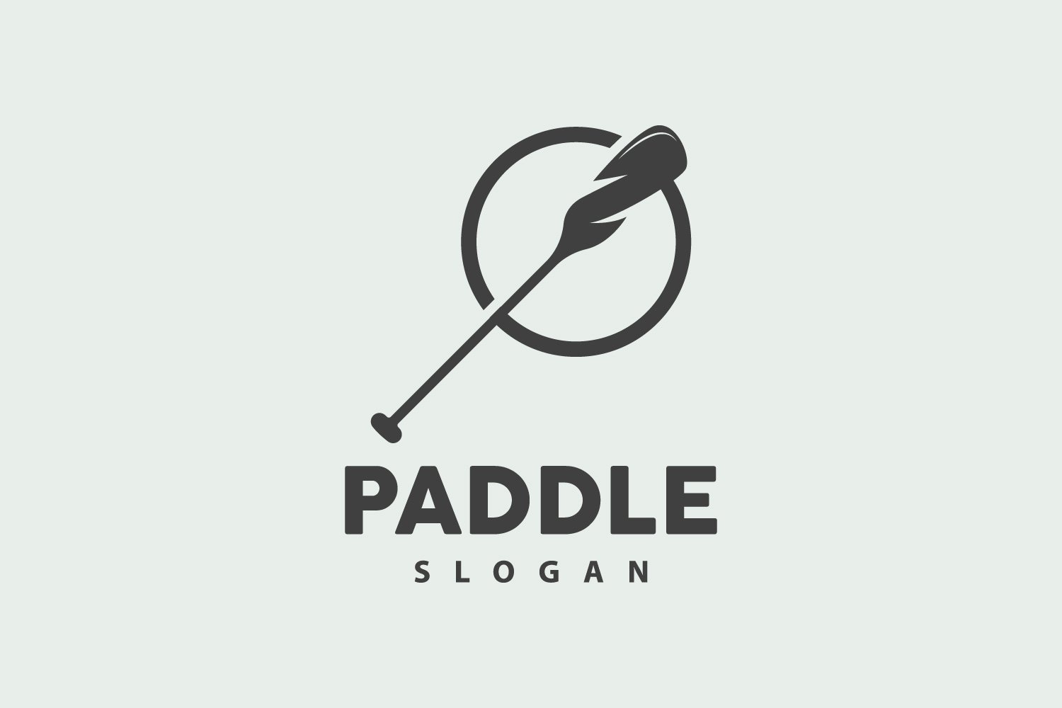 Paddle Logo Boat Design Vector Illustration DesignV18