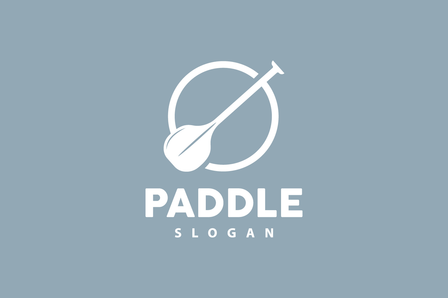 Paddle Logo Boat Design Vector Illustration DesignV22