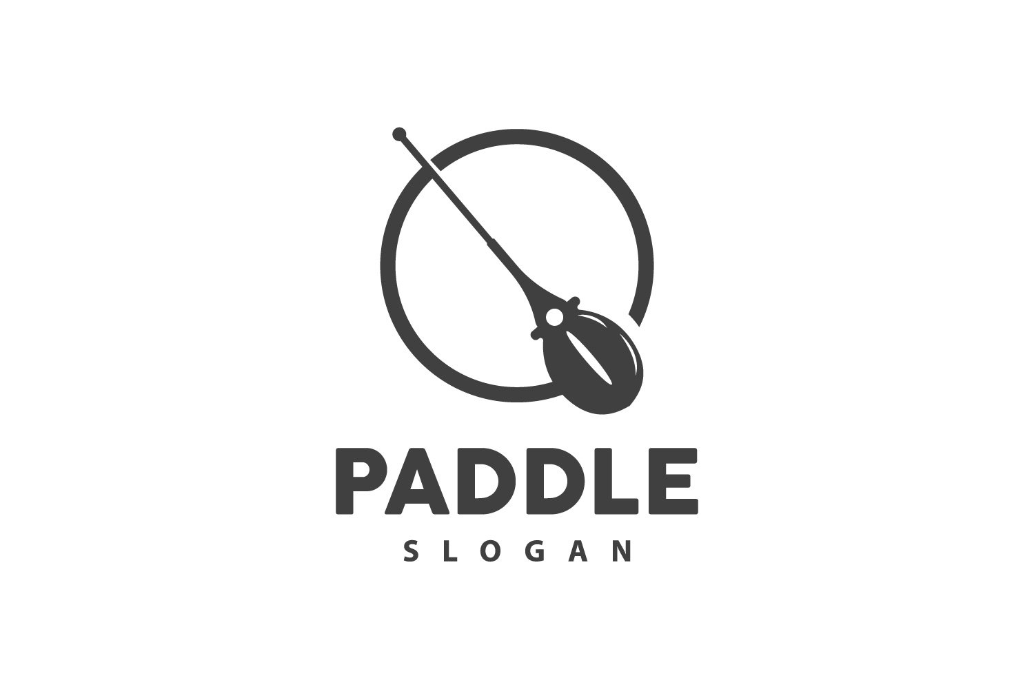 Paddle Logo Boat Design Vector Illustration DesignV27
