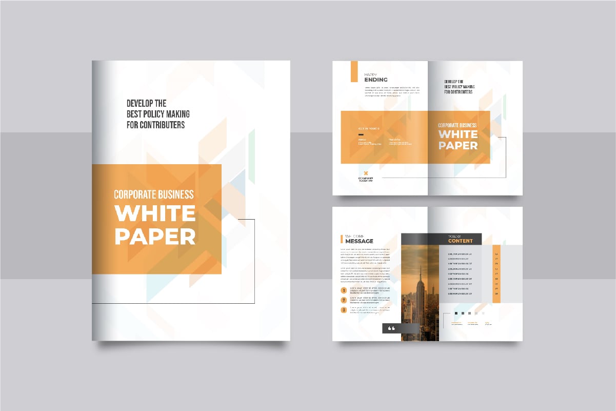 White Paper Template or Business White Paper template