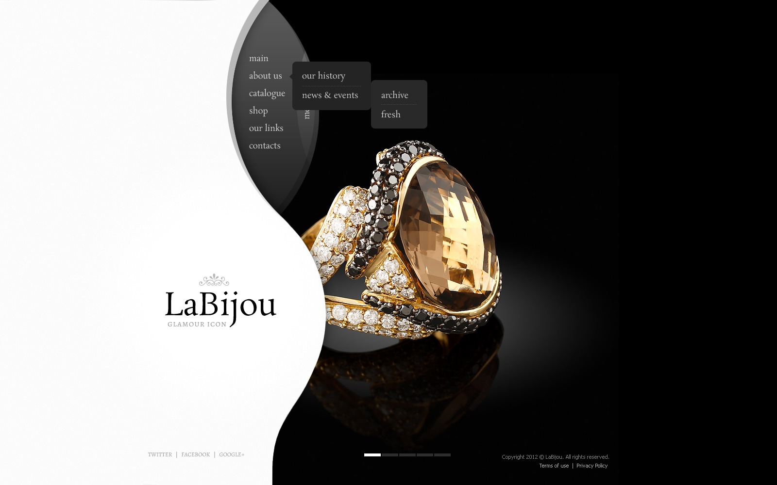 Jewelry Website Template