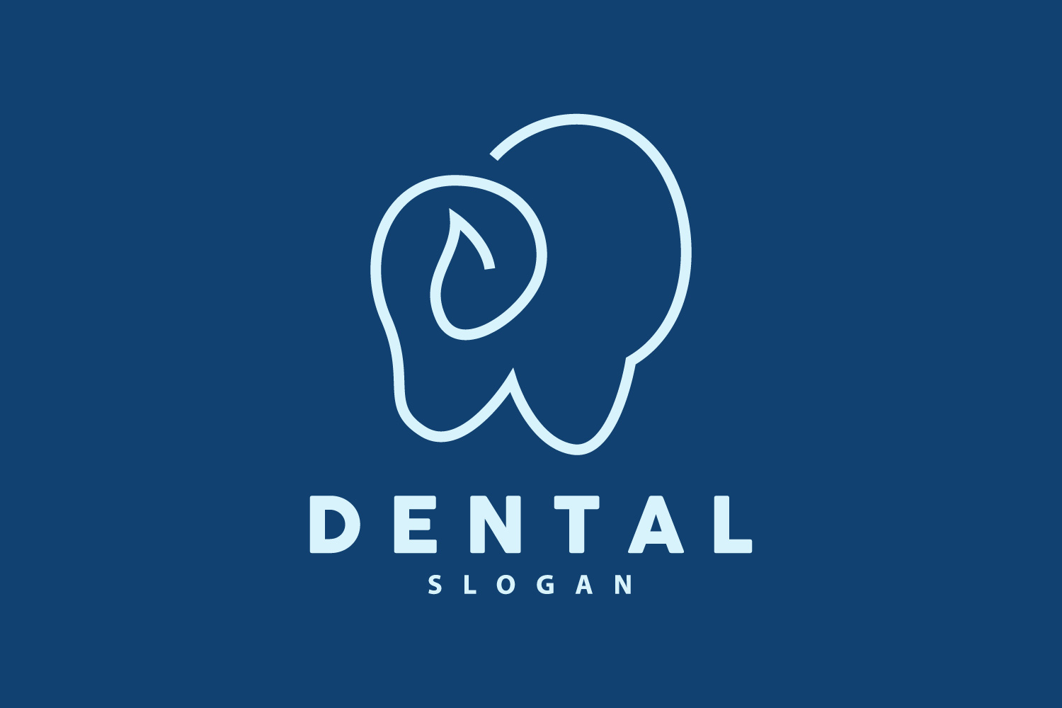 Tooth logo Dental Health Vector CareV4