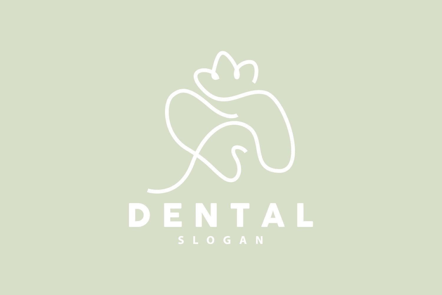 Tooth logo Dental Health Vector CareV5
