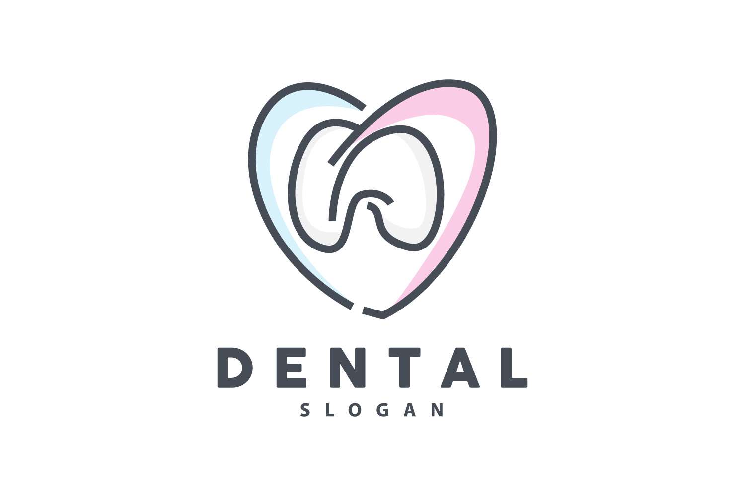 Tooth logo Dental Health Vector CareV9