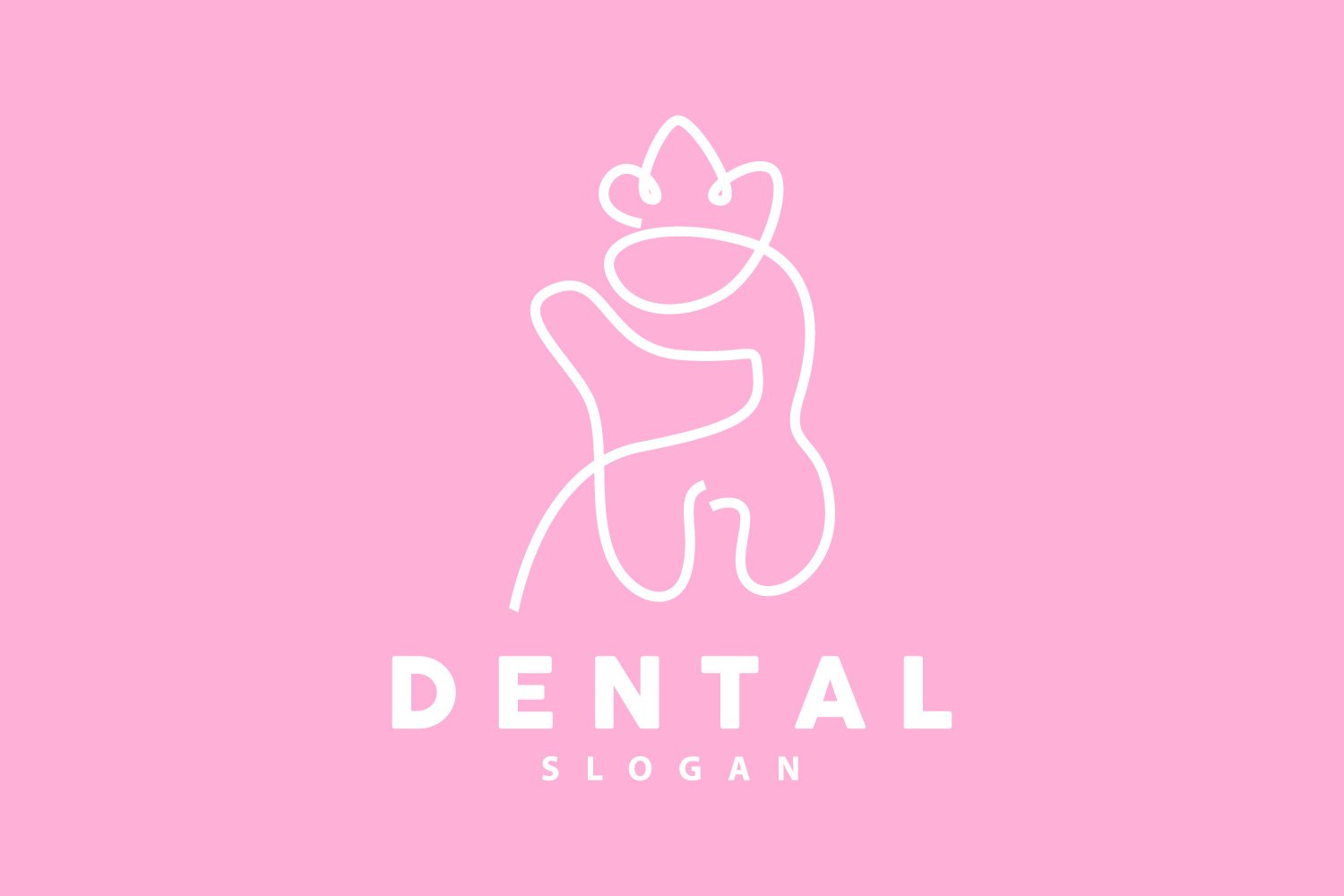 Tooth logo Dental Health Vector CareV11