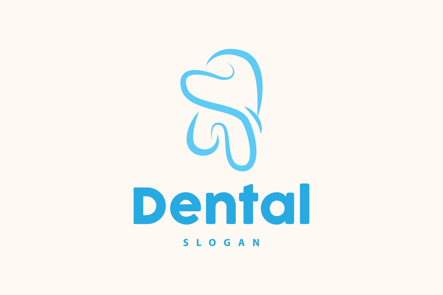 Tooth logo Dental Health Vector CareV13