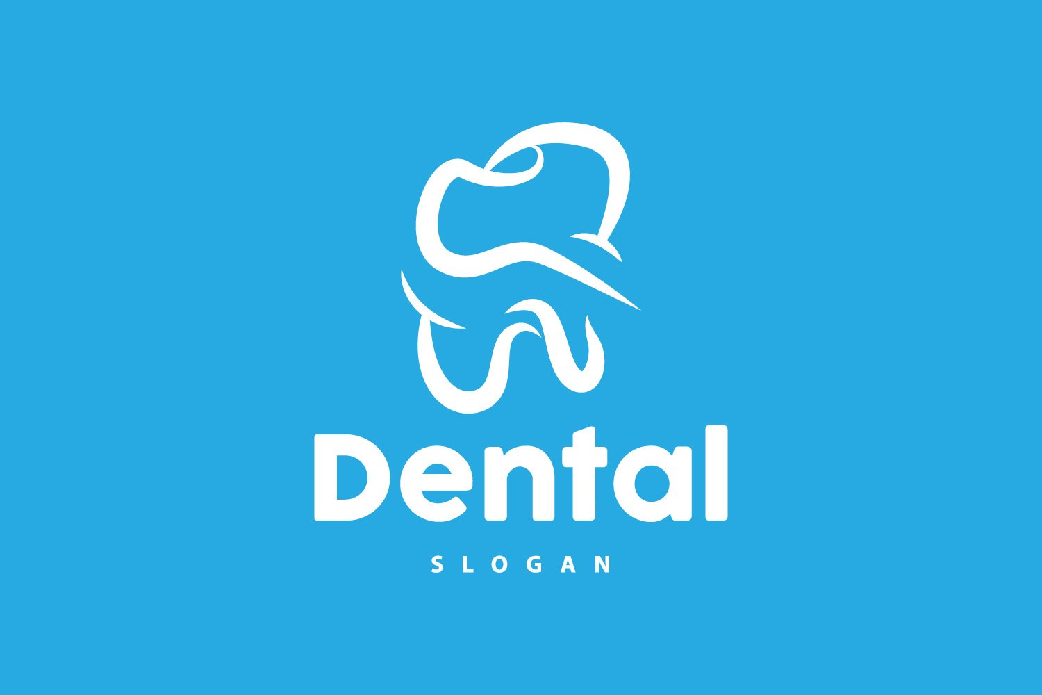 Tooth logo Dental Health Vector CareV17