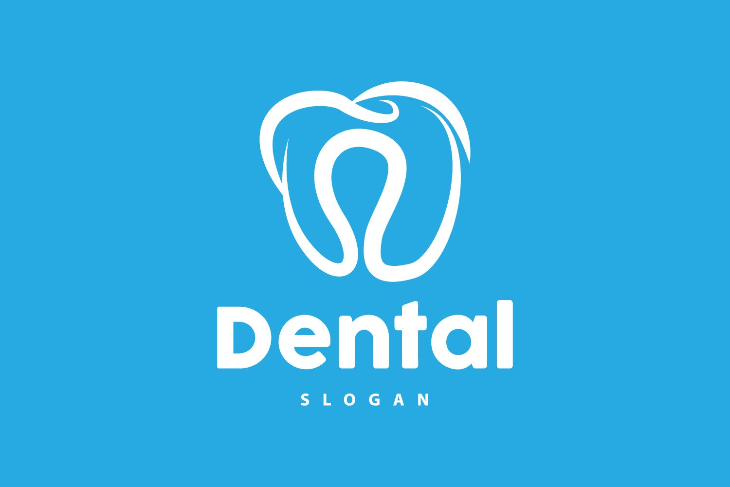 Tooth logo Dental Health Vector CareV19