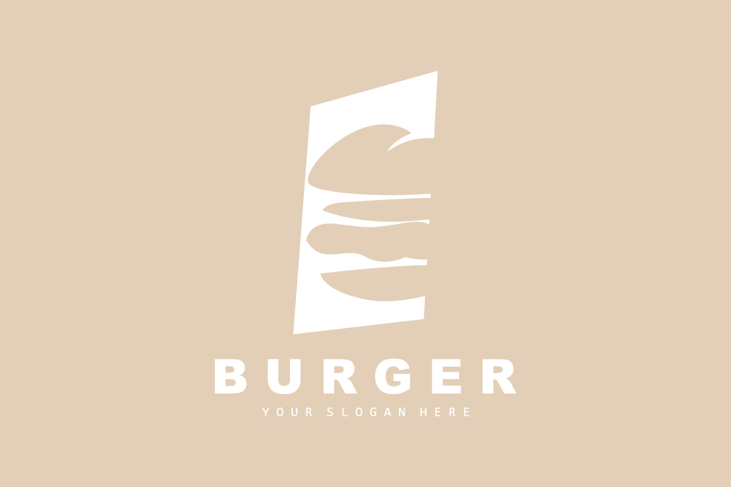 Burger Logo Fast Food Design HotV7