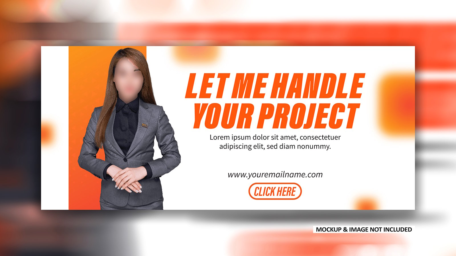 Social media project hiring promotional ads banner EPS design template