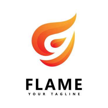 Flame Abstract Logo Templates 407306