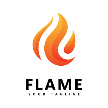 Flame Abstract Logo Templates 407308