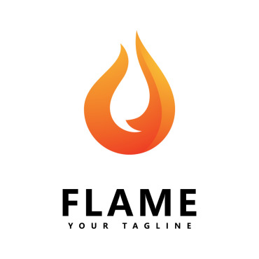 Flame Abstract Logo Templates 407310
